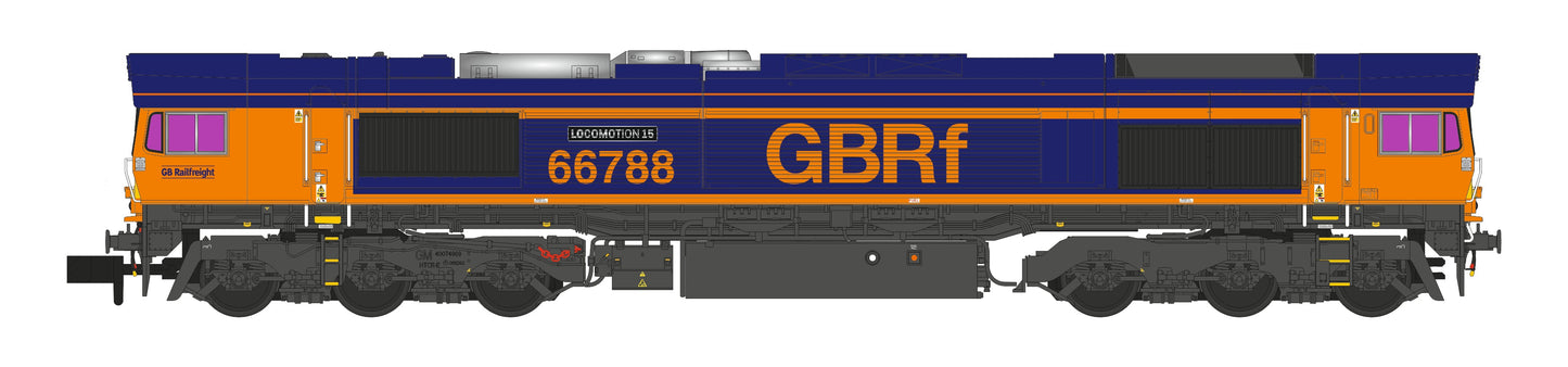 Class 66 66788 'Locomotion 15' GBRf Standard Livery Diesel Locomotive - DCC Sound