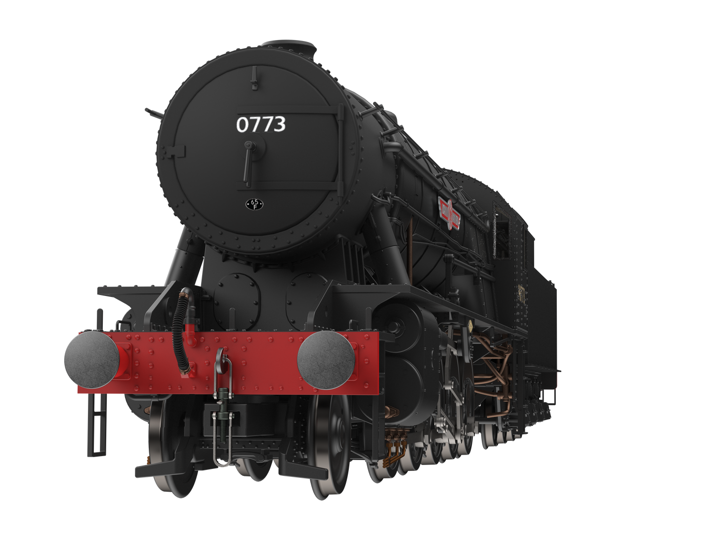 WD Austerity 2-10-0 'North British' BR Plain Black No.90773 Steam Locomotive - DCC Sound