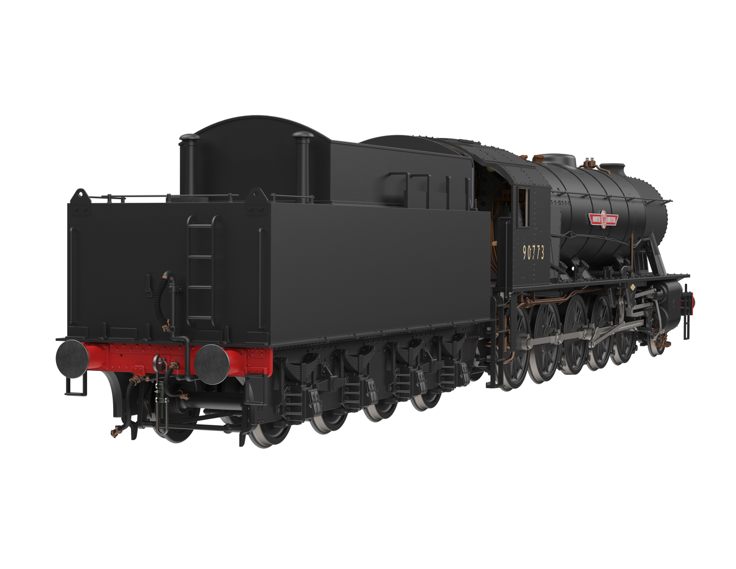 WD Austerity 2-10-0 'North British' BR Plain Black No.90773 Steam Locomotive - DCC Sound