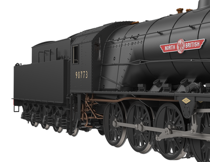 WD Austerity 2-10-0 'North British' BR Plain Black No.90773 Steam Locomotive - DCC Sound