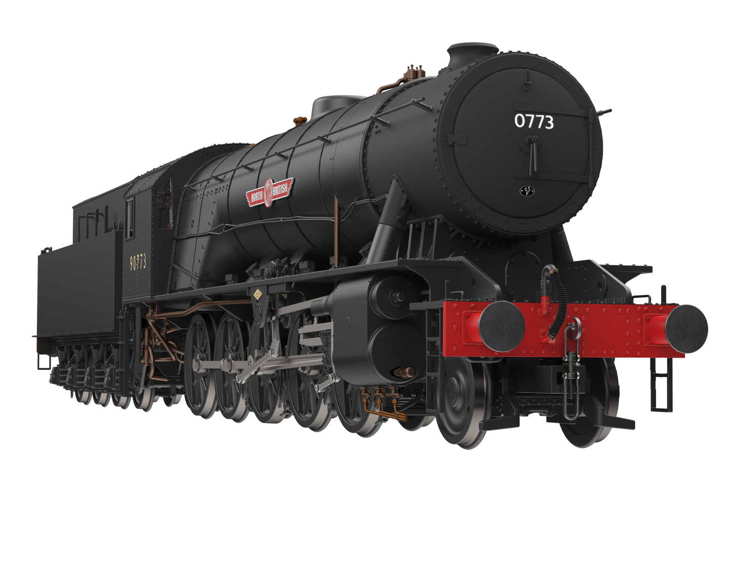 WD Austerity 2-10-0 'North British' BR Plain Black No.90773 Steam Locomotive - DCC Sound