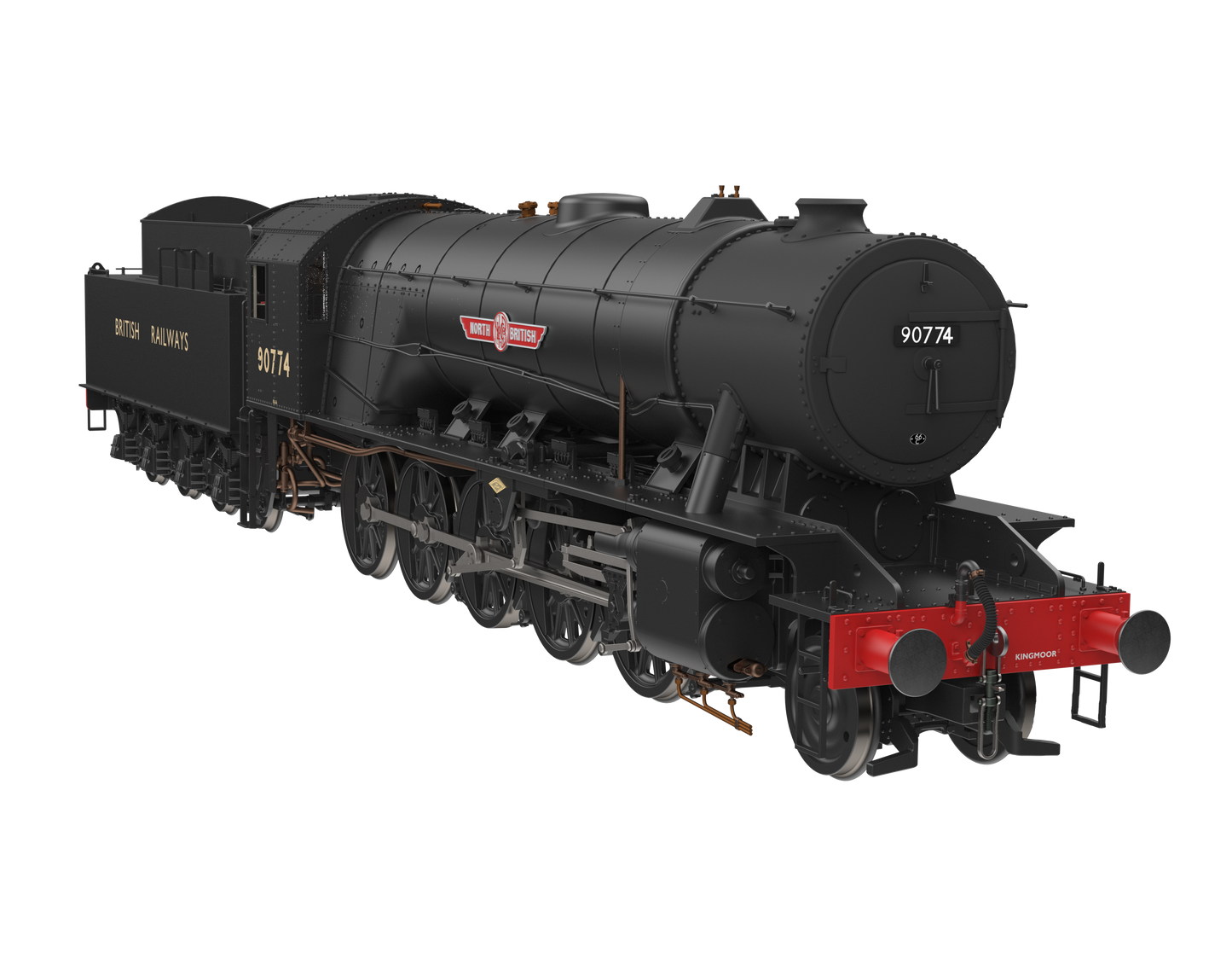 WD Austerity 2-10-0 'North British' British Railways Black No.90774 Steam Locomotive