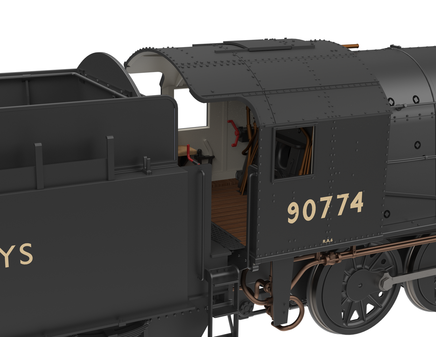 WD Austerity 2-10-0 'North British' British Railways Black No.90774 Steam Locomotive