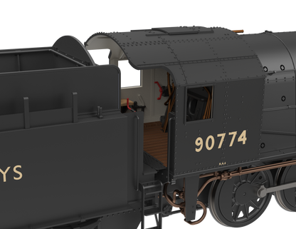 WD Austerity 2-10-0 'North British' British Railways Black No.90774 Steam Locomotive