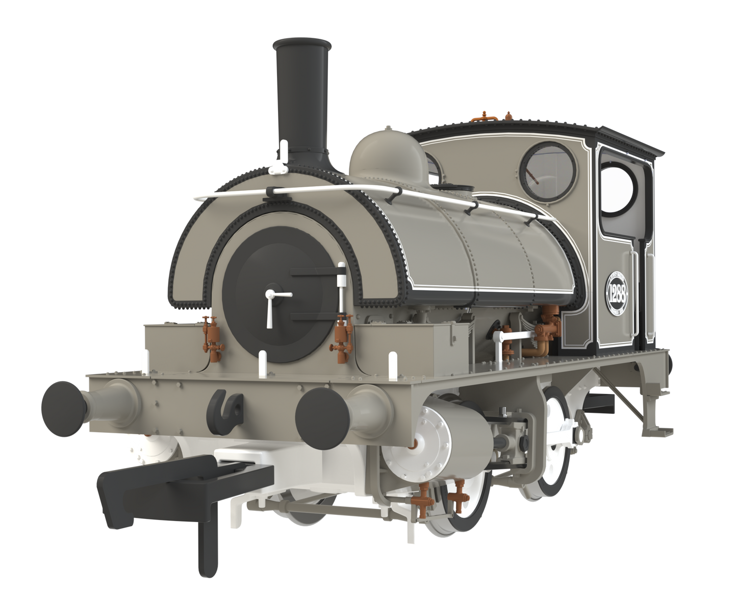 LYR 'Pug' 0-4-0ST 1288 LYR Works Photographic Grey Steam Locomotive