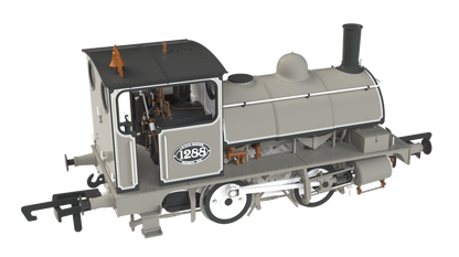 LYR 'Pug' 0-4-0ST 1288 LYR Works Photographic Grey Steam Locomotive