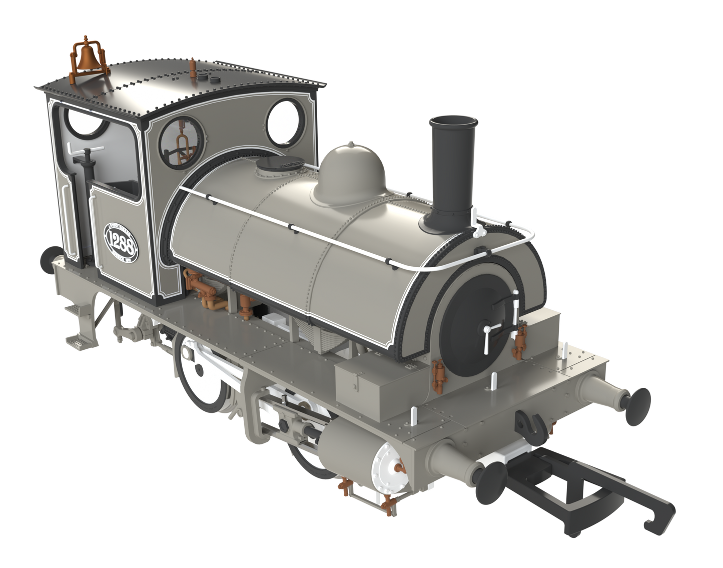 LYR 'Pug' 0-4-0ST 1288 LYR Works Photographic Grey Steam Locomotive