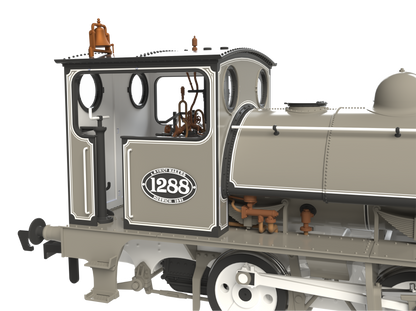 LYR 'Pug' 0-4-0ST 1288 LYR Works Photographic Grey Steam Locomotive
