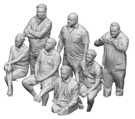 N Gauge Loco Specific Crew - Caroline Revolution Team