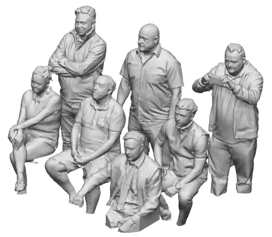 O Gauge Loco Specific Crew - Caroline Revolution Team