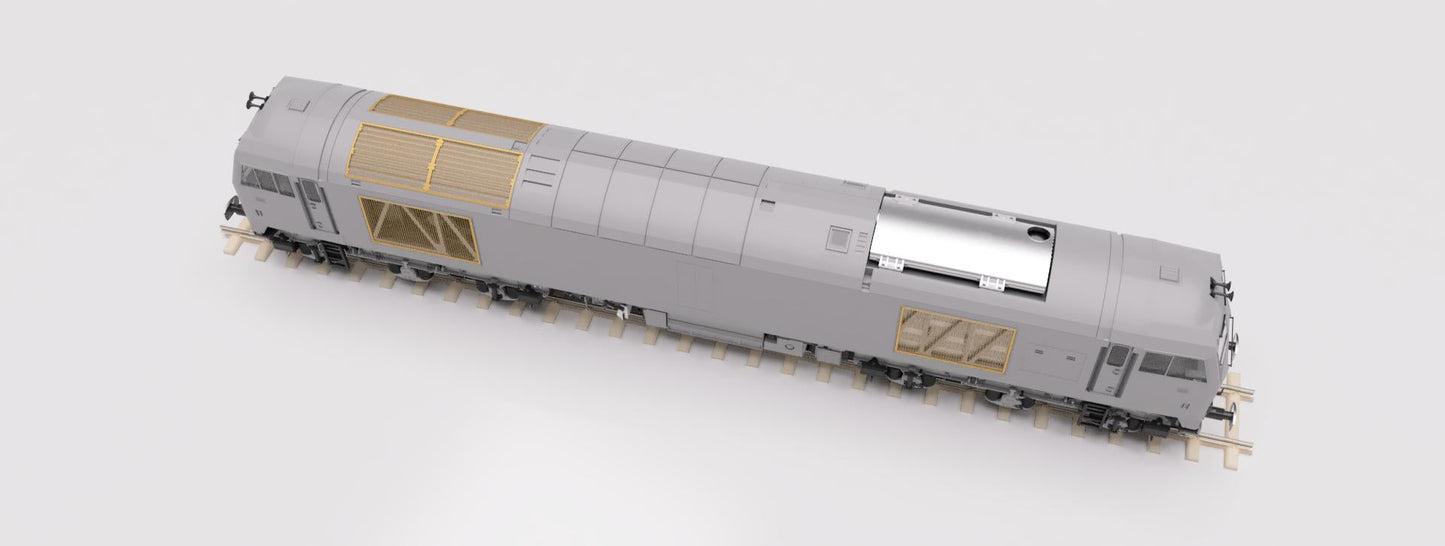 Highly Detailed Deluxe Weathered Class 60 027 “Joseph Banks” Triple Grey Petroleum Diesel Electric Locomotive - DCC Sound