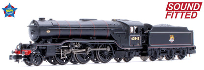 LNER V2 60845 BR Lined Black (Early Emblem) Steam Locomotive - DCC Sound