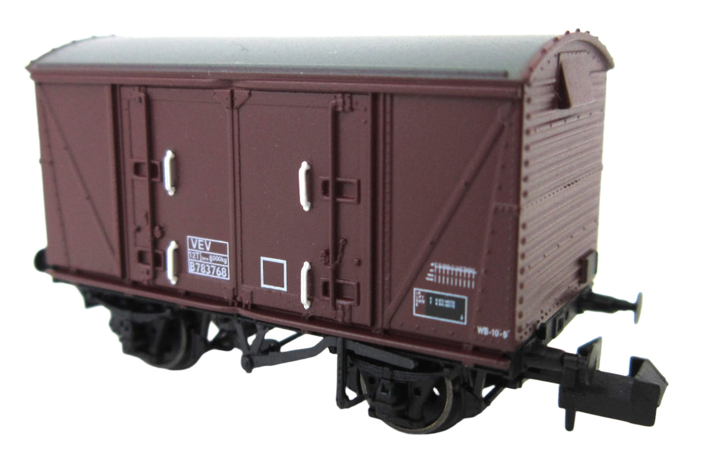 Set of 3 BR 12T Vanwide Ventilated Vans, BR Freight Brown VEV