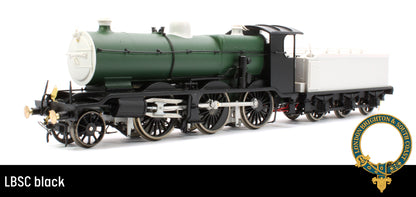 LB&SCR K Class 2-6-0 LBSC Black No.346 Unlined Steam Locomotive