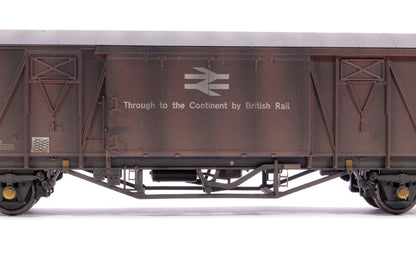 Pre-Owned Custom Weathered 20T VIX Ferry Van , BR Corporate Bauxite (with Ferry Link Logo) B787190