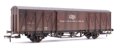 Custom Weathered 20T VIX Ferry Van , BR Corporate Bauxite (with Ferry Link Logo) B786951