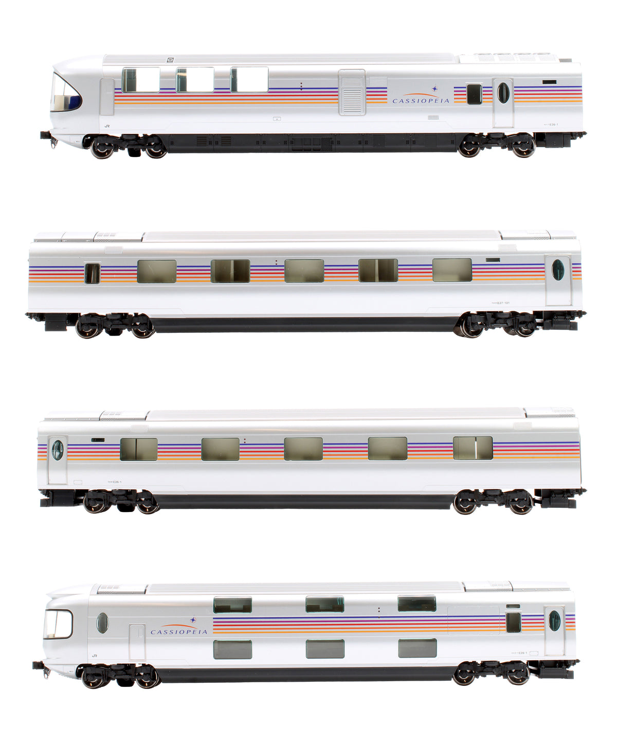 Pre-Owned HO-088 Class E26 Limited Express Sleeper 'Cassiopeia' Basic 4 Car Set
