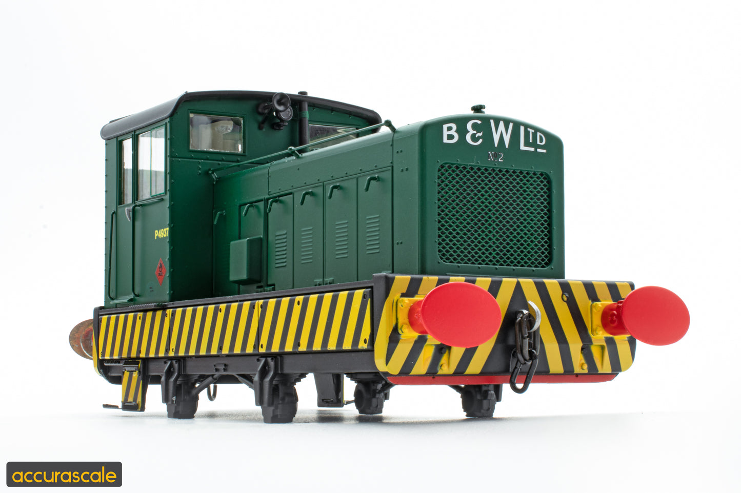 Ruston And Hornsby 88DS 245034/1947 Babcock & Wilcox No. P4937 Industrial Green, with Wasp Stripes Diesel Shunter - DCC Sound Fitted