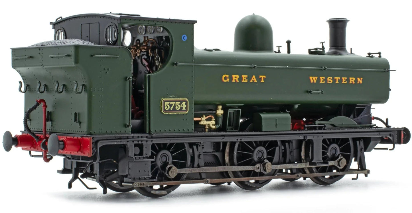 5700 Class 57xx Pannier Tank - GWR Great Western Green 0-6-0 Tank Locomotive No.5754 (DCC Sound)