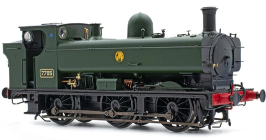 5700 Class 57xx Pannier Tank - GWR Shirtbutton Green 0-6-0 Tank Locomotive No.7755 (DCC Sound)