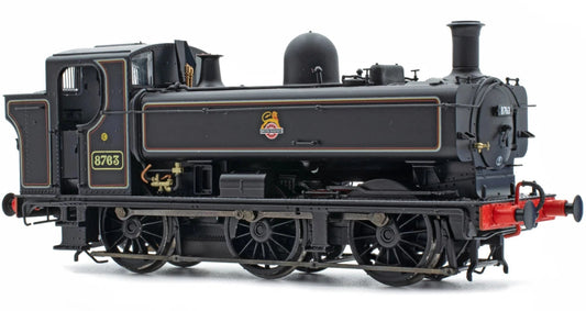 8750 Class Pannier Tank - BR Early Emblem Lined Black 0-6-0 Tank Locomotive No.8763 (DCC Sound)