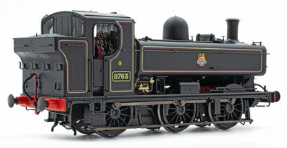 8750 Class Pannier Tank - BR Early Emblem Lined Black 0-6-0 Tank Locomotive No.8763