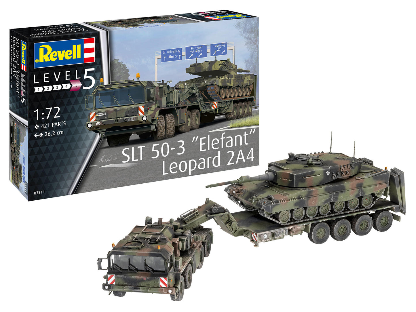 SLT 50-3 "Elefant" & Leopard 2A4 model kit