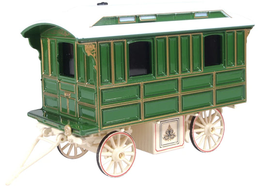 Showmans Living Wagon Green/Cream
