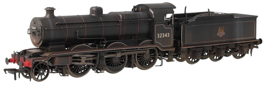 Bespoke Weathered S4102-09 LB&SCR K Class 2-6-0 BR Black Early Emblem No.32343 Steam Locomotive