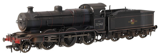Bespoke Weathered S4102-10 LB&SCR K Class 2-6-0 BR Black Late Crest No.32342 Steam Locomotive