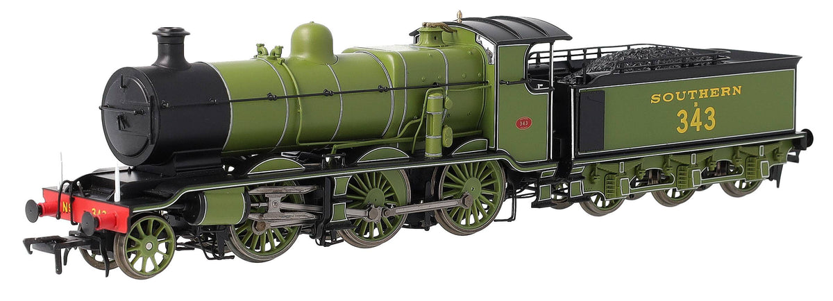 S4102-03 LB&SCR K Class 2-6-0 Southern Maunsell SR Urie Sage Green No.343 Steam Locomotive