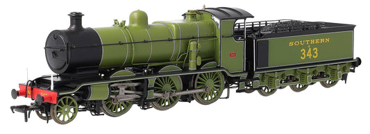S4102-03 LB&SCR K Class 2-6-0 Southern Maunsell SR Urie Sage Green No.343 Steam Locomotive
