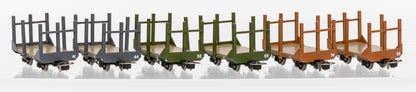 990706 Stake Wagon - Plain Rusty Brown No.74