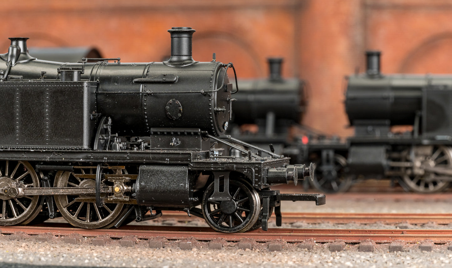 951611 GWR 45xx No.4566 BR Early Crest Plain Black (Large Crest - as Preserved) Steam Locomotive - DCC Sound