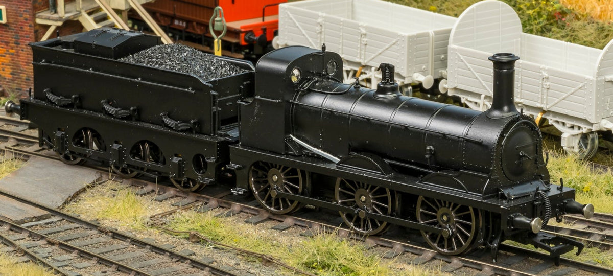 825502 SER O Class 0-6-0 No.378 SER Lined Black (Red Lining) Steam Locomotive - DCC Sound