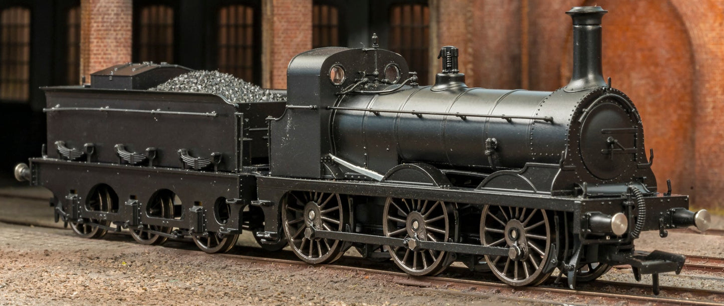 825502 SER O Class 0-6-0 No.378 SER Lined Black (Red Lining) Steam Locomotive - DCC Sound