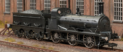 825502 SER O Class 0-6-0 No.378 SER Lined Black (Red Lining) Steam Locomotive - DCC Sound