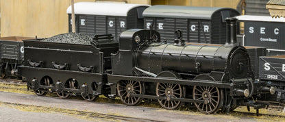 825510 SER O Class 0-6-0 No. 49 SECR Lined Green (simplified) Steam Locomotive - DCC Sound