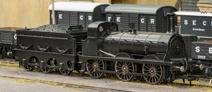 825010 SER O Class 0-6-0 No. 49 SECR Lined Green (simplified) Steam Locomotive