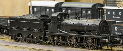 825502 SER O Class 0-6-0 No.378 SER Lined Black (Red Lining) Steam Locomotive - DCC Sound
