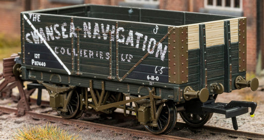 967264 7 Plank 1907 Railway Clearing House Private Owner Open Wagon BR (ex-Swansea Navigation) No.P117440