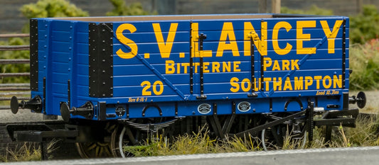 967259 7 Plank 1907 Railway Clearing House Private Owner Open Wagon S.V. Lancey No.20