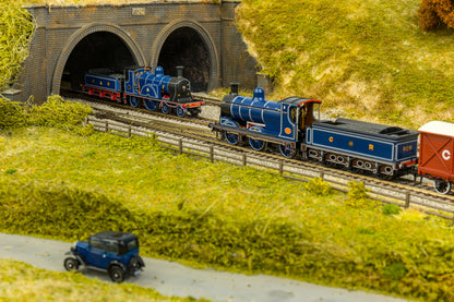 Caledonian Railway Single 4-2-2 CR Dark Blue No.123 Steam Locomotive - DCC Sound