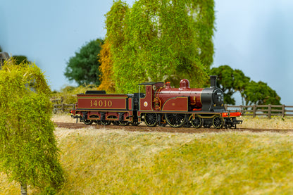 Caledonian Railway Single 4-2-2 LMS Lined Red No.14010 Steam Locomotive