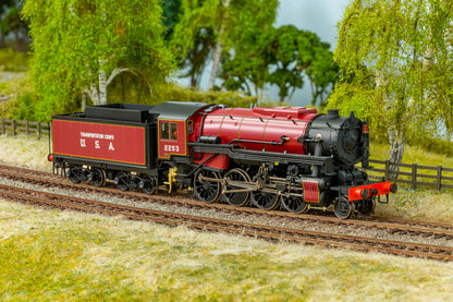 926508 USATC S160 2-8-0 'Omaha' Maroon with Transportation Corps U.S.A on Tender No.2253 (as Preserved) Steam Locomotive - DCC Sound