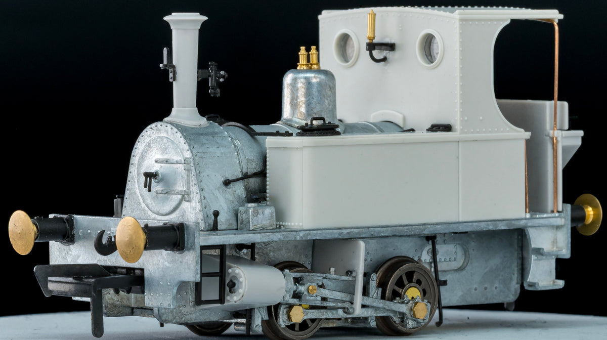 816509 Peckett 0-4-0T 1287 Class LNWR Black Steam Locomotive - DCC Sound