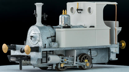 816507 Peckett 0-4-0T 1287 Class Yellow with Wasp Stripes Steam Locomotive - DCC Sound