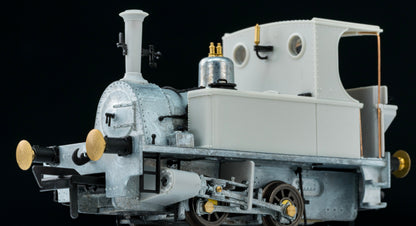 816507 Peckett 0-4-0T 1287 Class Yellow with Wasp Stripes Steam Locomotive - DCC Sound