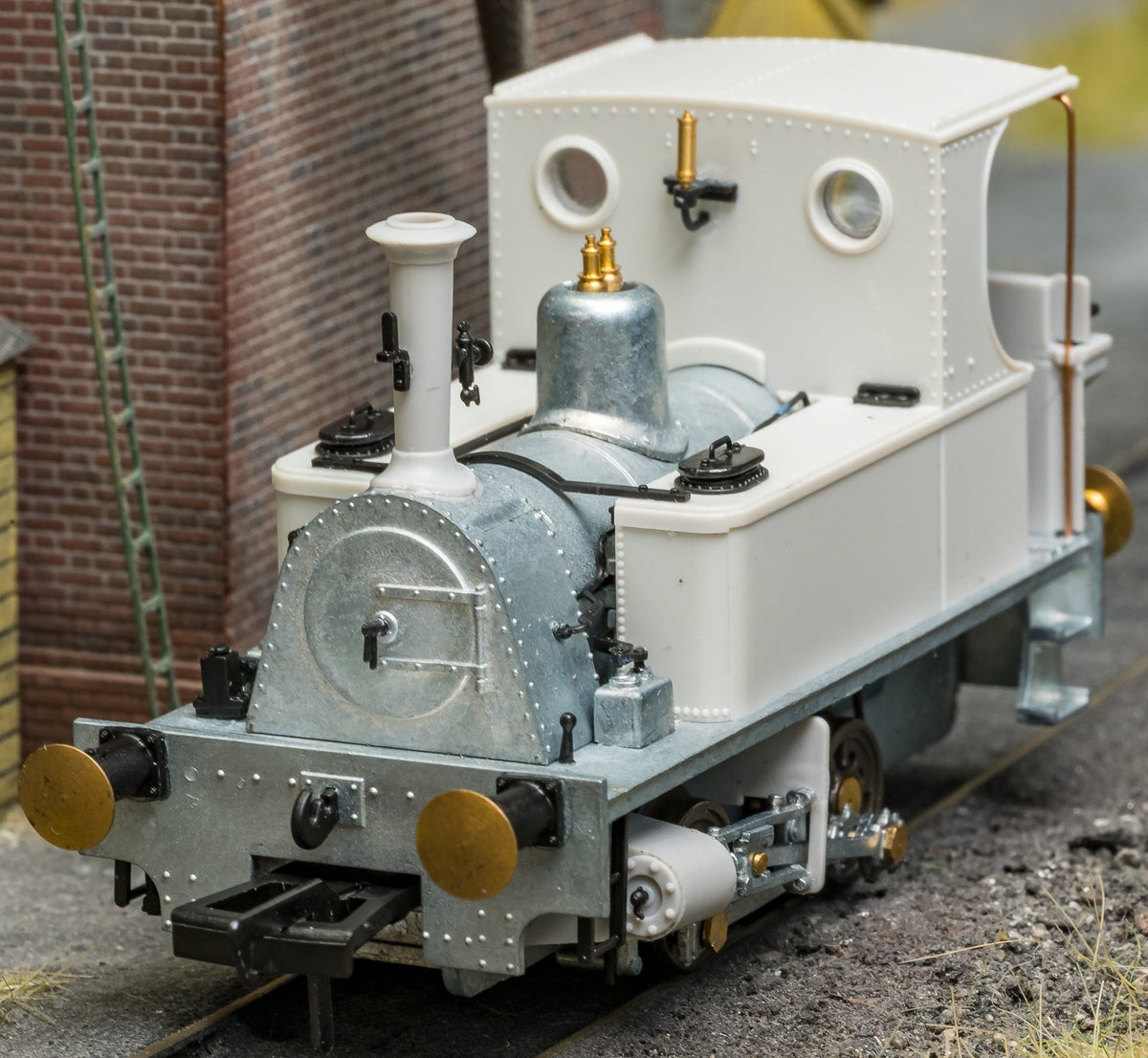 816507 Peckett 0-4-0T 1287 Class Yellow with Wasp Stripes Steam Locomotive - DCC Sound