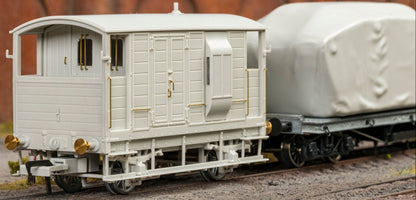 820005 LSWR/WD 20T Brake Van - No. 1750 GER Grey